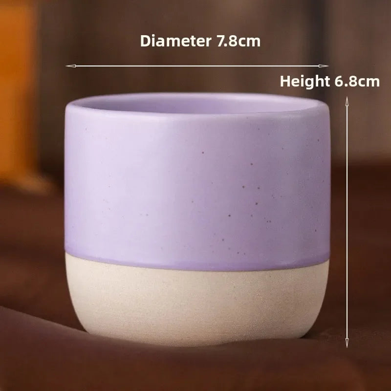 Japanese Stoneware Tea Mug — Vintage Ceramic