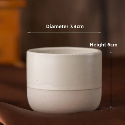 Japanese Stoneware Tea Mug — Vintage Ceramic