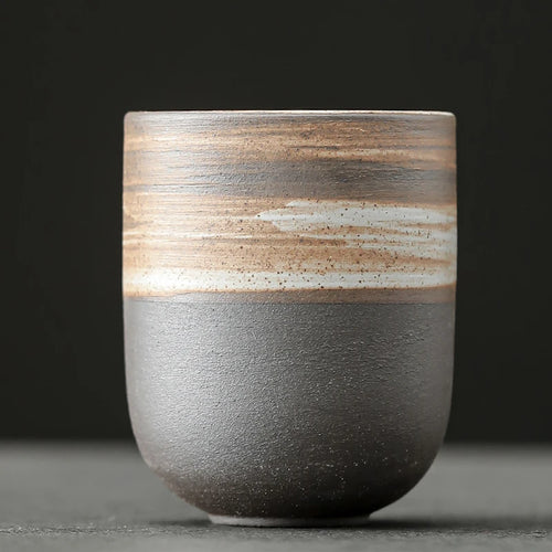 Japanese Stoneware Tea Cup — Handmade Ceramic, 130ml
