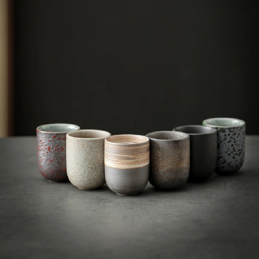 Japanese Stoneware Tea Cup — Handmade Ceramic, 130ml