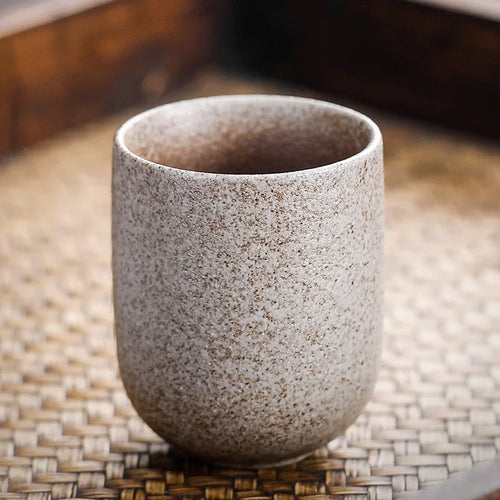 Japanese Stoneware Tea Cup — Handmade Ceramic, 130ml