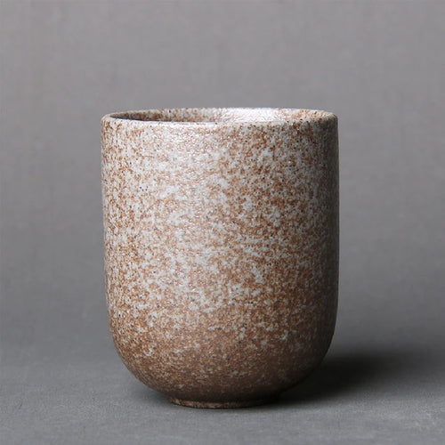 Japanese Stoneware Tea Cup — Handmade Ceramic, Multiple Sizes