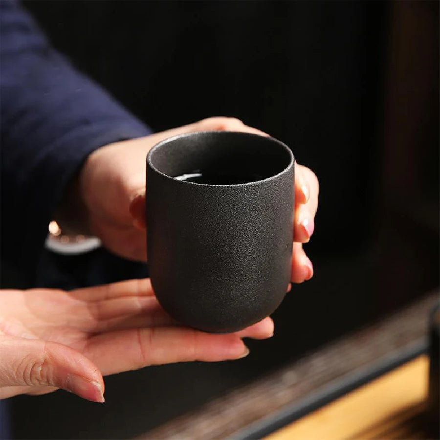 Japanese Stoneware Tea Cup — Handmade Ceramic, 130ml