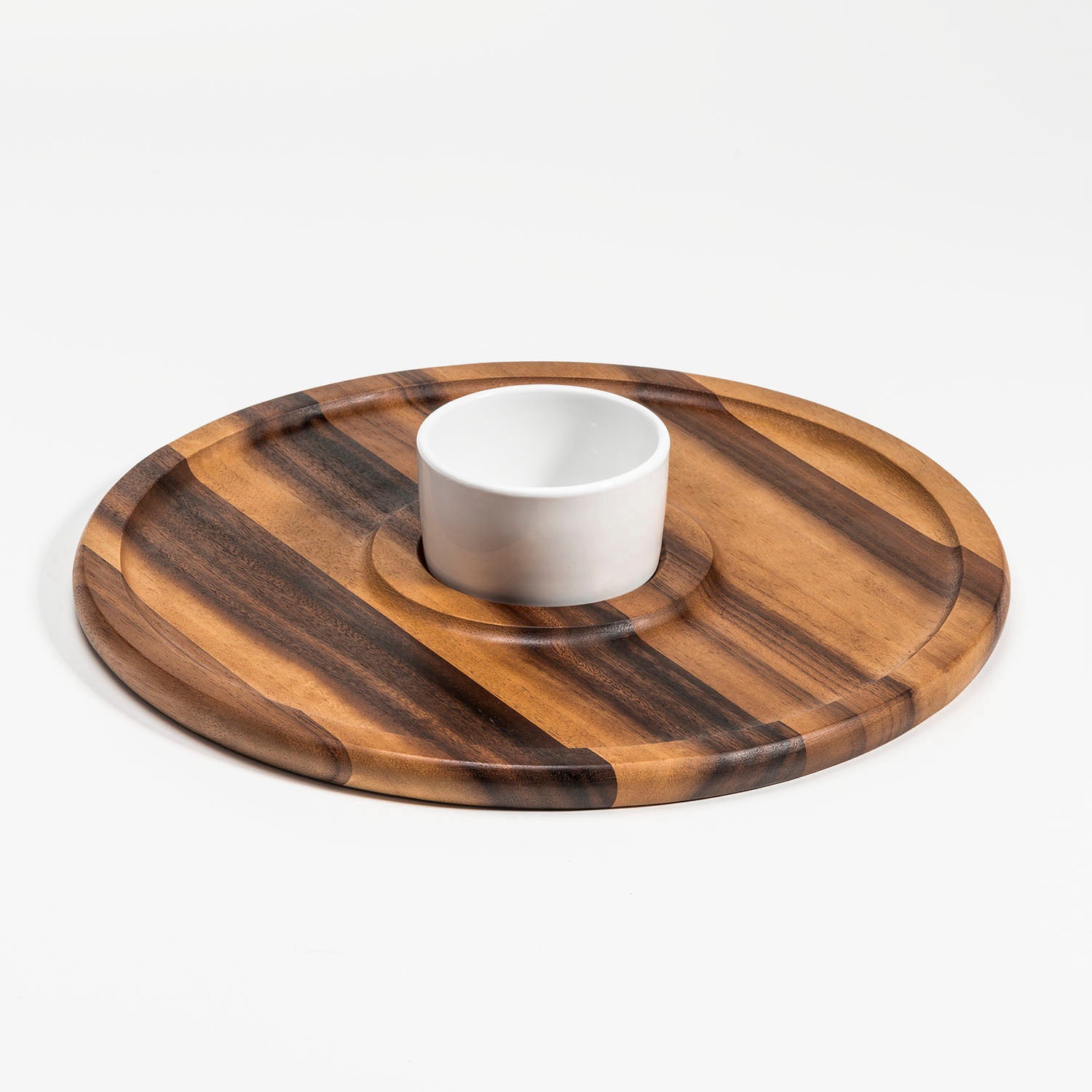 Handcrafted Ceramic Chip and Dip Serving Set